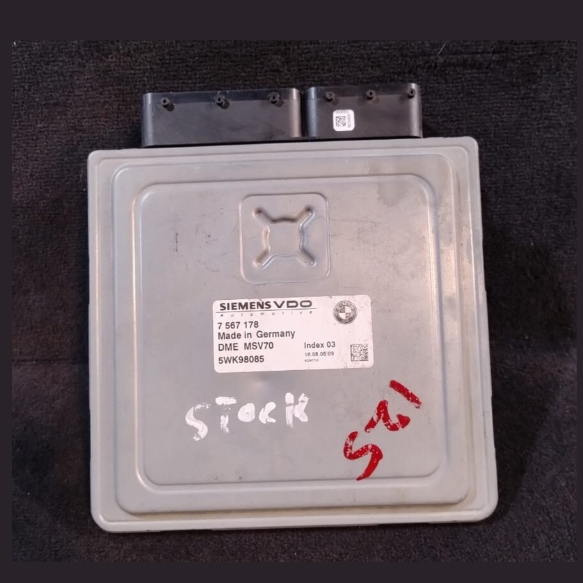 BMW E60 E90 E91 N52 325i 525i 218HP ENGINE ECU ONLY DME MSV70 - 7567178