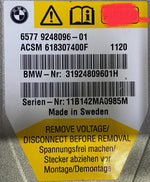 قم بتحميل الصورة إلى عارض الصور، OEM BMW 2011 5 SERIES F10 F11 SRS CONTROL MODULE ECU 9248096