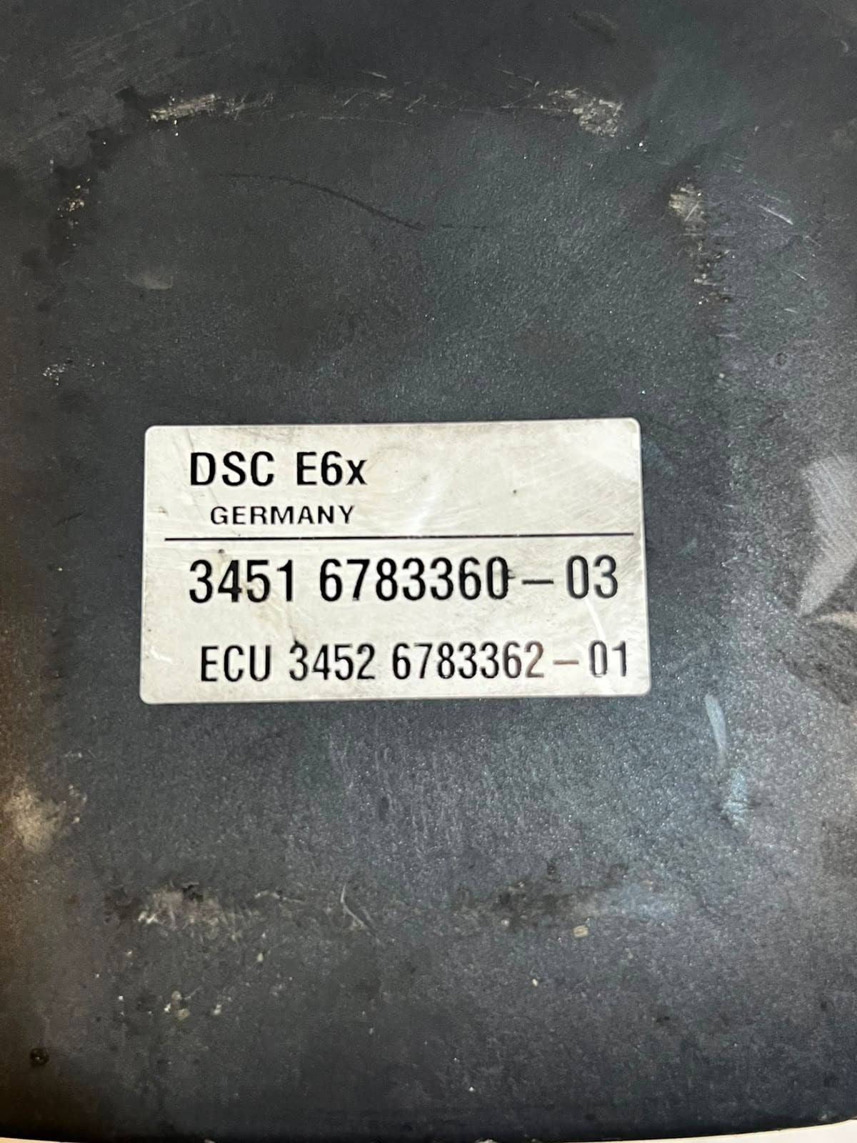 2008-2010 BMW E6X 535i 5 Series E60 520d Abs Pump Control Module 6783360 OEM