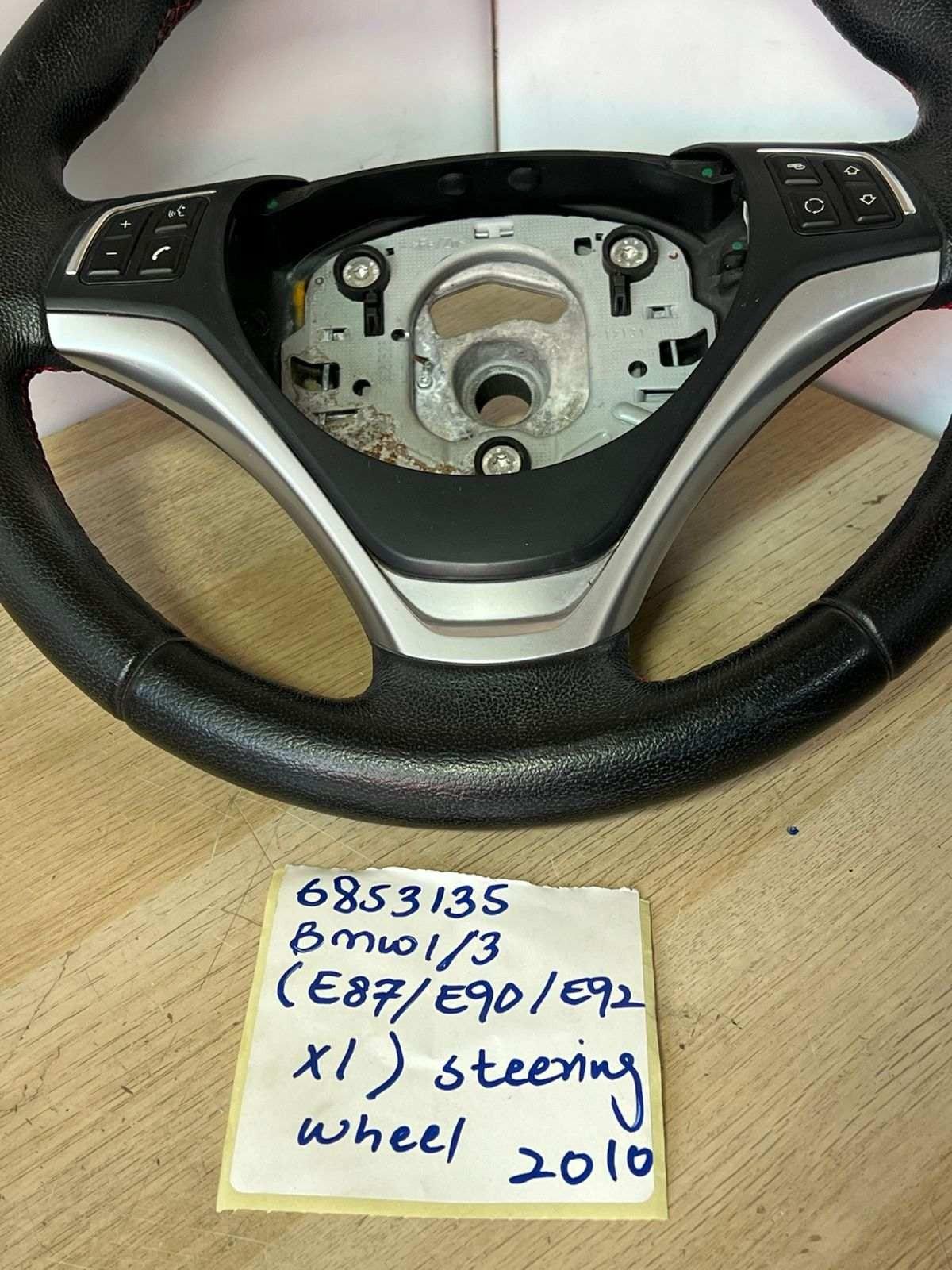 BMW Steering Wheel LEATHER 6853135 E90 E87 E84 X1 3 SERIES 2007-2015