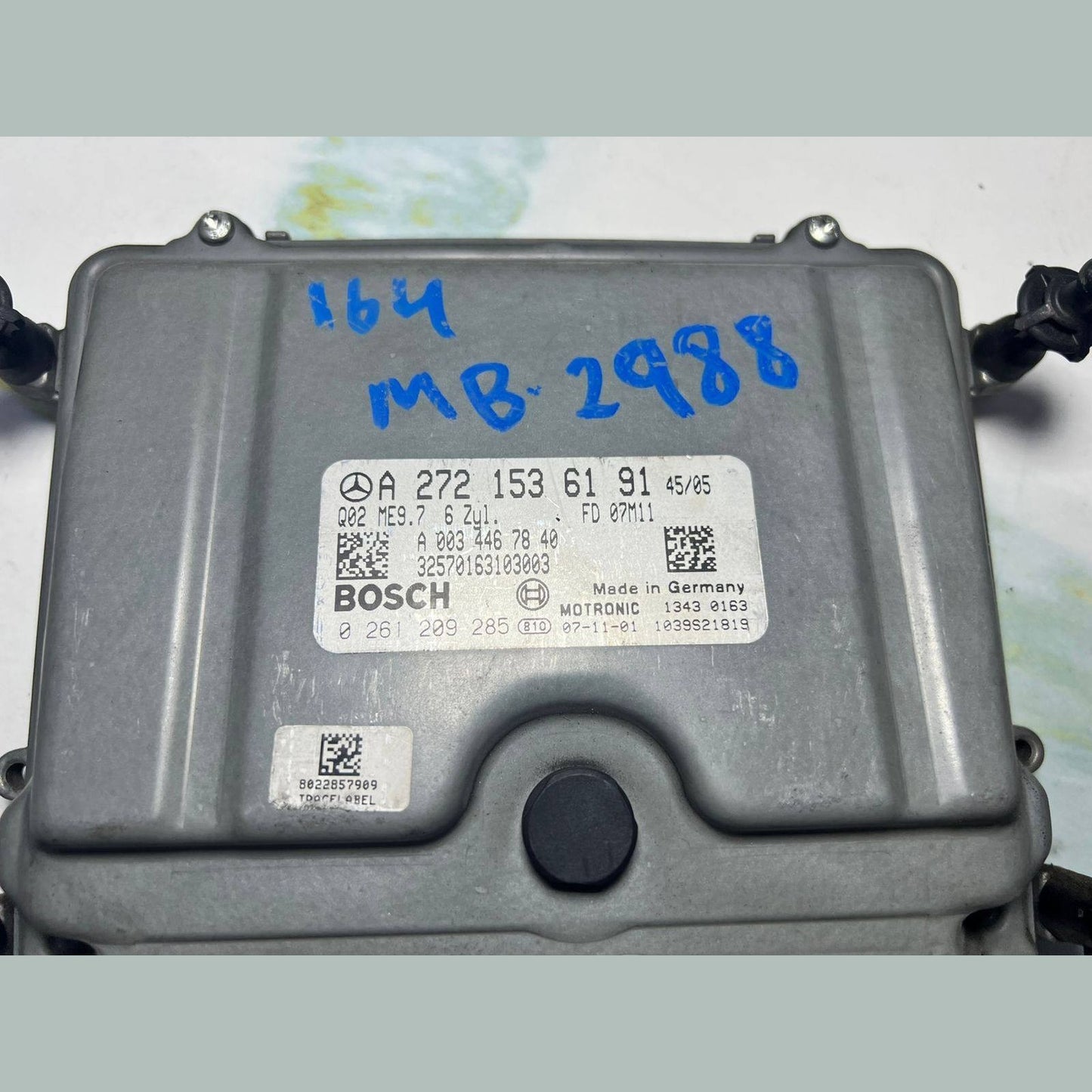 2006-2009 Mercedes-Benz R350 Engine Control Module A2721536191 W164 and W251 ML