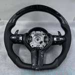Load image into Gallery viewer, Carbon Fiber Steering Wheel FOR BMW F30 F32 Series MSport With Paddle Shifts LED