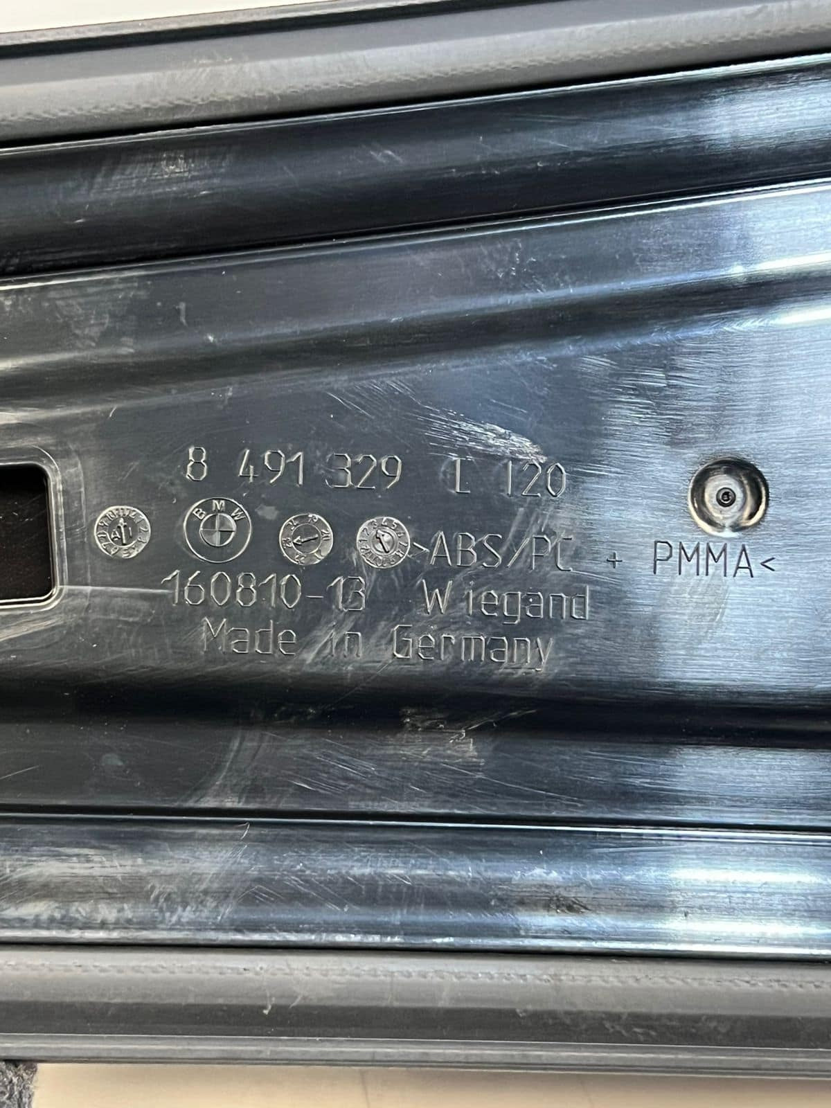 BMW iX 120 B Pillar Trim Cover Left SIDE EXTERIOR ELECTRICITY 8491329 OEM
