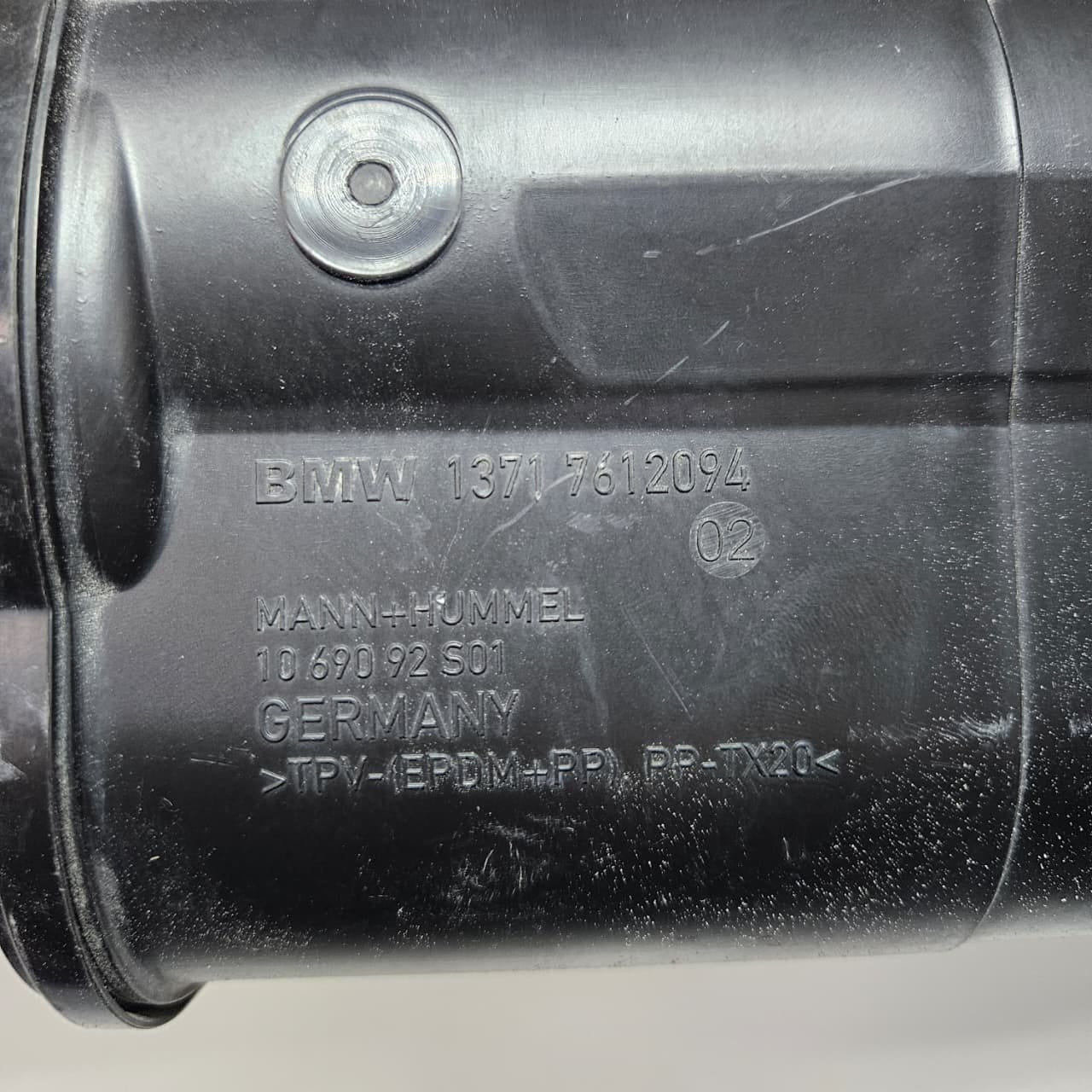 2011-2016 BMW F10 528i 535i Air Intake Duct 7612094 USED
