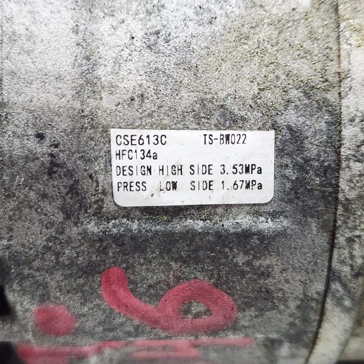 2005 BMW 320i Ac Compressor CSE613C3 Series E90 E91 E81 E87 E92 E93 316i
