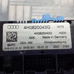 Load image into Gallery viewer, AUDI A8 AIR CONDITIONING UNITN PANEL 4H0820043G