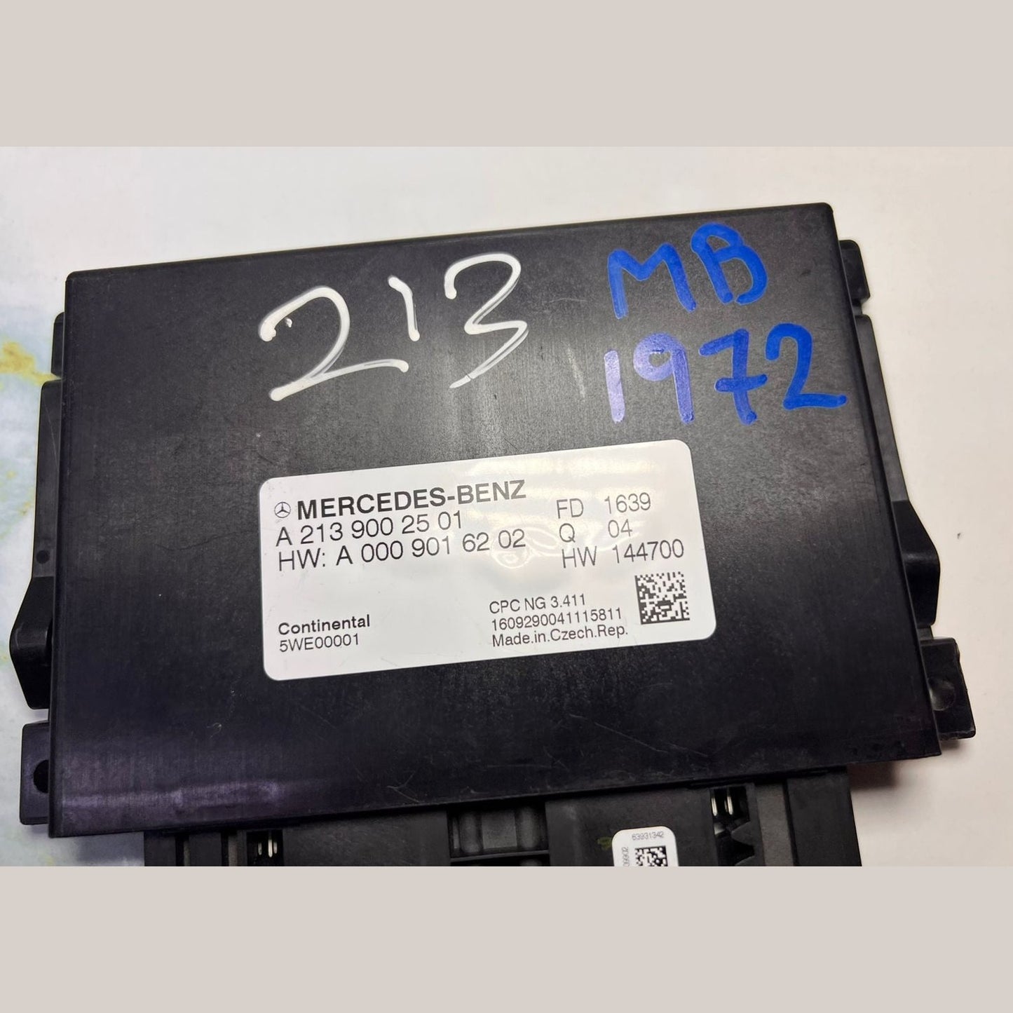 Mercedes-Benz Gearbox Transmission Control Module A 213 900 25 01 E Class W213