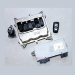 قم بتحميل الصورة إلى عارض الصور، طقم وحدة التحكم الإلكترونية لمحرك BMW 520i F10 موديلات 2010-2013 N20 (DME 7644747)