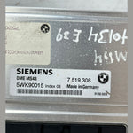 قم بتحميل الصورة إلى عارض الصور، BMW E39 525i M54 ECU MS43 Engine Control Unit Kit 7519308 OEM 2004 Complete Set