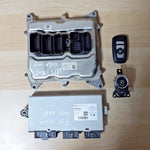 قم بتحميل الصورة إلى عارض الصور، BMW F10 528i N20 CAS4 FEM Basic Control Unit ECU Set With Key (8664661) – OEM