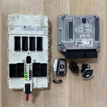 قم بتحميل الصورة إلى عارض الصور، 2012 BMW 320i F30 N47D Engine Control Unit Complete Set DDE + FEM + 1 Key (8570932) – OEM
