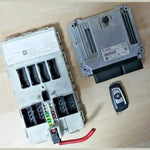 قم بتحميل الصورة إلى عارض الصور، BMW F45 216d B37 Diesel Engine Control Unit ECU Kit DDE + FEM Module + Key (8589145) – OEM Automatic