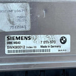 Load image into Gallery viewer, 2001 BMW 525i E39 Z3 Roadster 2.5i Engine Control Unit ECU DME MS43 (7511570) – OEM