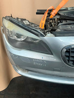 قم بتحميل الصورة إلى عارض الصور، 2010-2012 BMW F02 740Li Twin Turbo V8 Nose Cut Bonnet Headlights Grille – Used OEM