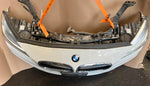 Bild in die Galerieansicht laden, 2014 BMW 220d F45 B47 Complete Front Nose Cut Bumper Headlights Grille OEM