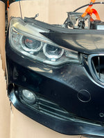 Load image into Gallery viewer, 2014 BMW 428i F36 Gran Coupe N20 Complete Front Nose Cut Headlights Grille OEM