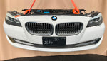 Bild in die Galerieansicht laden, 2012 BMW 530i F10 Complete Front Nose Cut Headlights Grille Bumper OEM