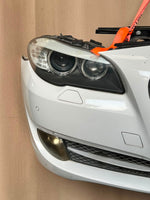 Bild in die Galerieansicht laden, 2012 BMW 530i F10 Complete Front Nose Cut Headlights Grille Bumper OEM