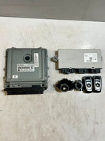 Load image into Gallery viewer, 2011 BMW 730Ld F02 N57 3.0D ECU DDE CAS Key Kit 8511983 OEM