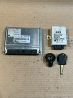 قم بتحميل الصورة إلى عارض الصور، 1999-2001 BMW 740i E39 M62 Engine Control Module SET DME + EWS + 1KEY 7506366