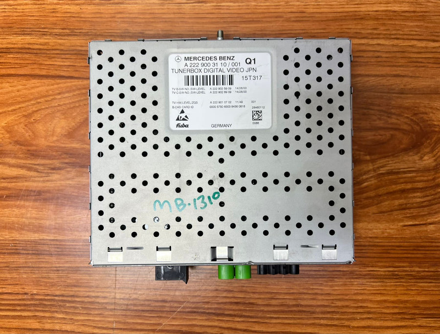 Mercedes-Benz TV Tuner Control Unit A2229003110 S-Class W222 C-Class W205 OEM