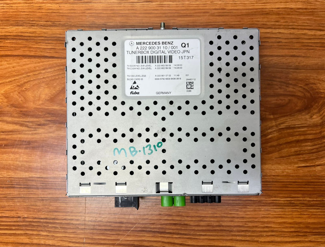 Mercedes-Benz TV Tuner Control Unit A2229003110 S-Class W222 C-Class W205 OEM