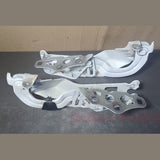 2015-2020 MERCEDES-BENZ C-CLASS W205 DRIVER/PASSENGER LEFT/RIGHT HOOD HINGE BRACKET WHITE SET