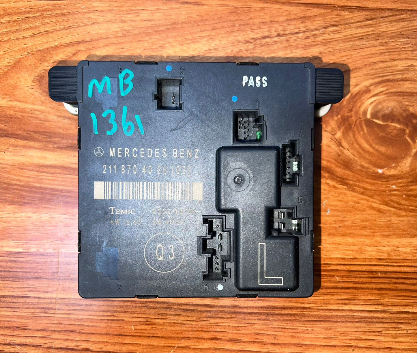 2007-2009 Mercedes-Benz E280 Rear Left Door Control Unit A2118704026 W211 E-Class OEM
