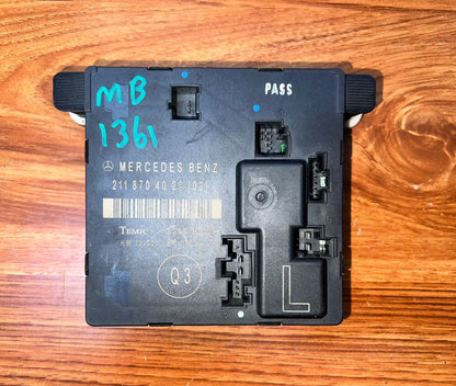 2007-2009 Mercedes-Benz E280 Rear Left Door Control Unit A2118704026 W211 E-Class OEM