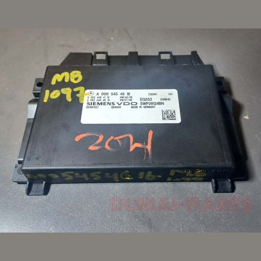 08-12 MERCEDES-BENZ W204 C-CLASS TRANSMISION CONTROL GEAR BOX MODULE A000 5454616 OEM