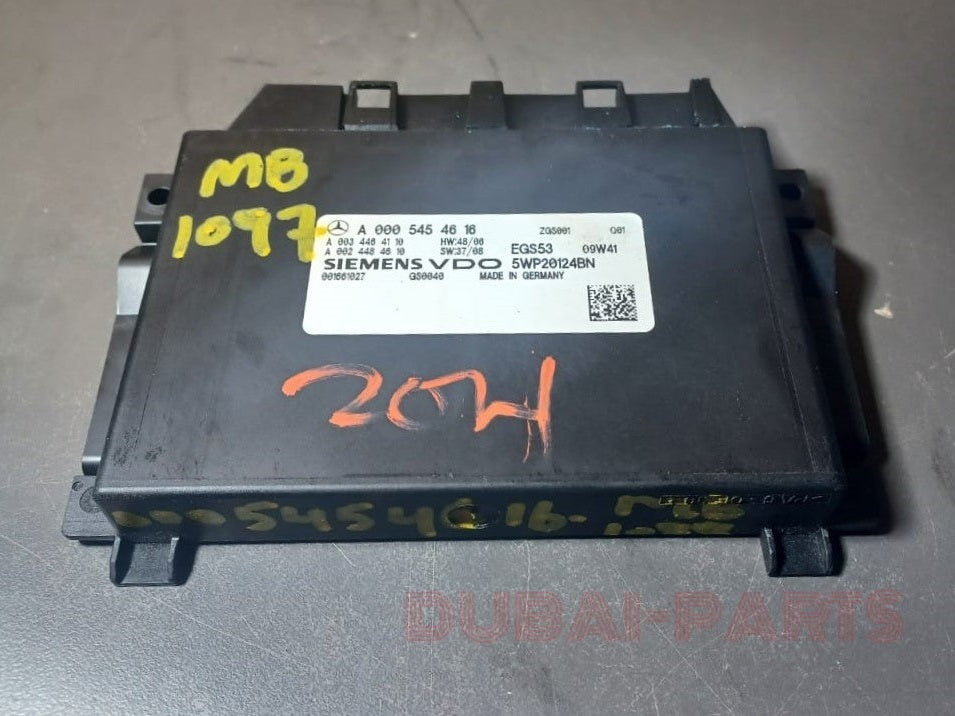 08-12 MERCEDES-BENZ W204 C-CLASS TRANSMISION CONTROL GEAR BOX MODULE A000 5454616 OEM
