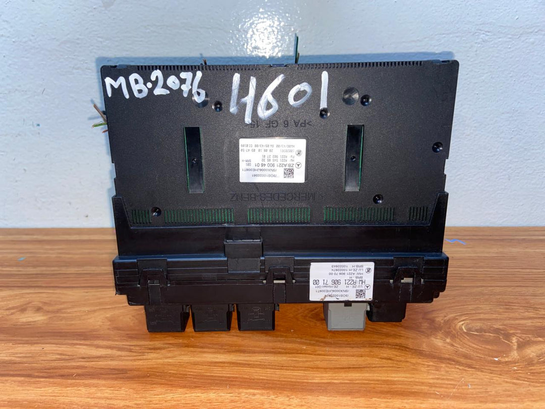 Mercedes-Benz S550 W221 Rear SAM Fuse Box Control Module A2219067100 A22190046012 OEM