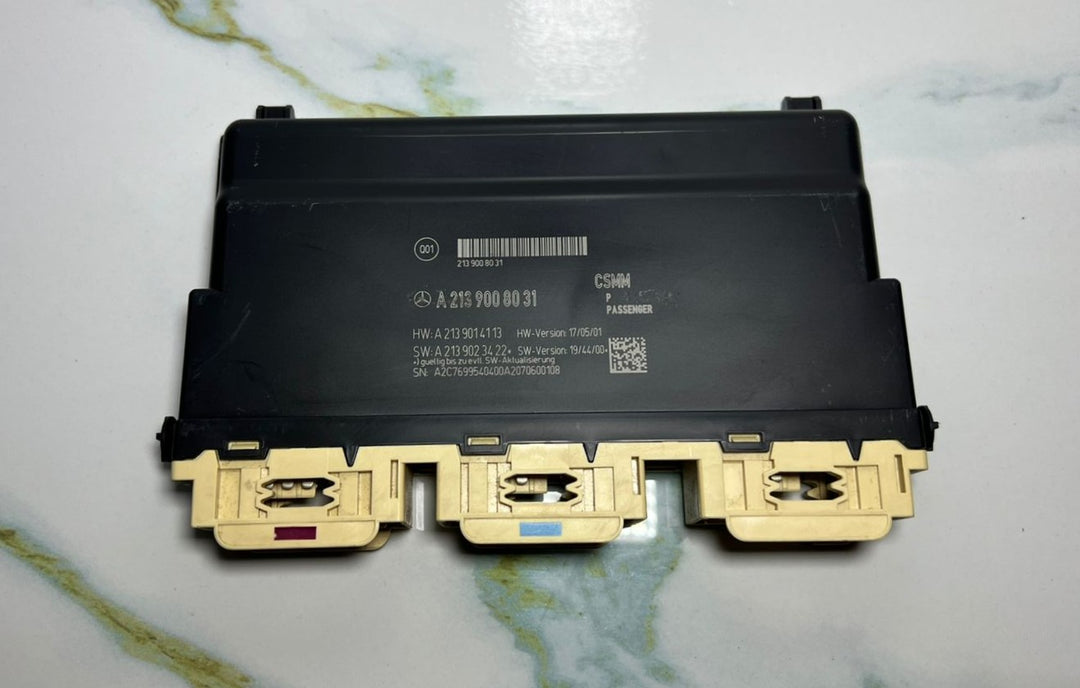 17-21 Mercedes Benz W213 E-Class Passenger Seat Control Module A213 9008031 OEM