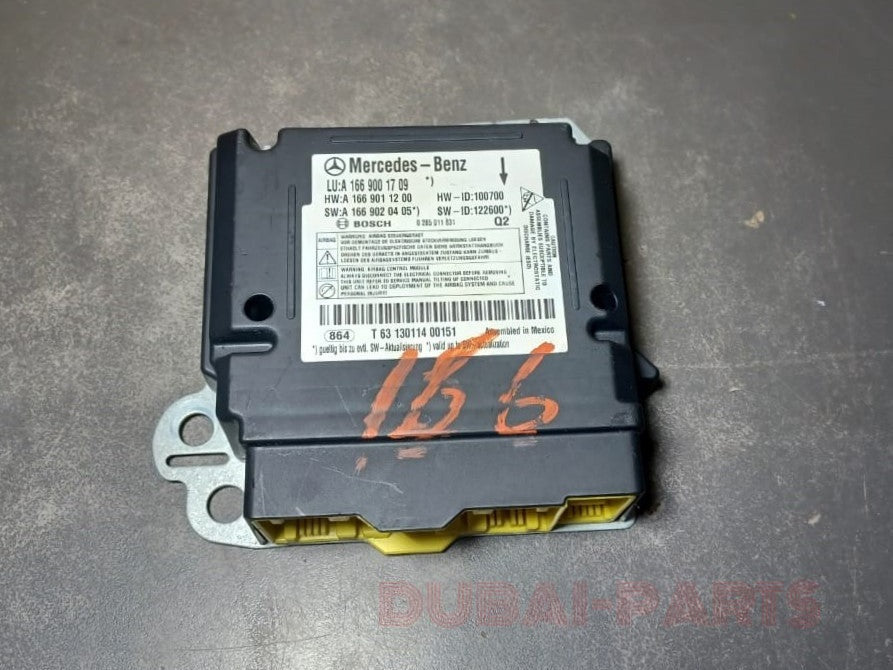 2013-2016 Mercedes-Benz W166 ML350 GL450 GLE Air SRS bag Control Module A166 9001709 OEM