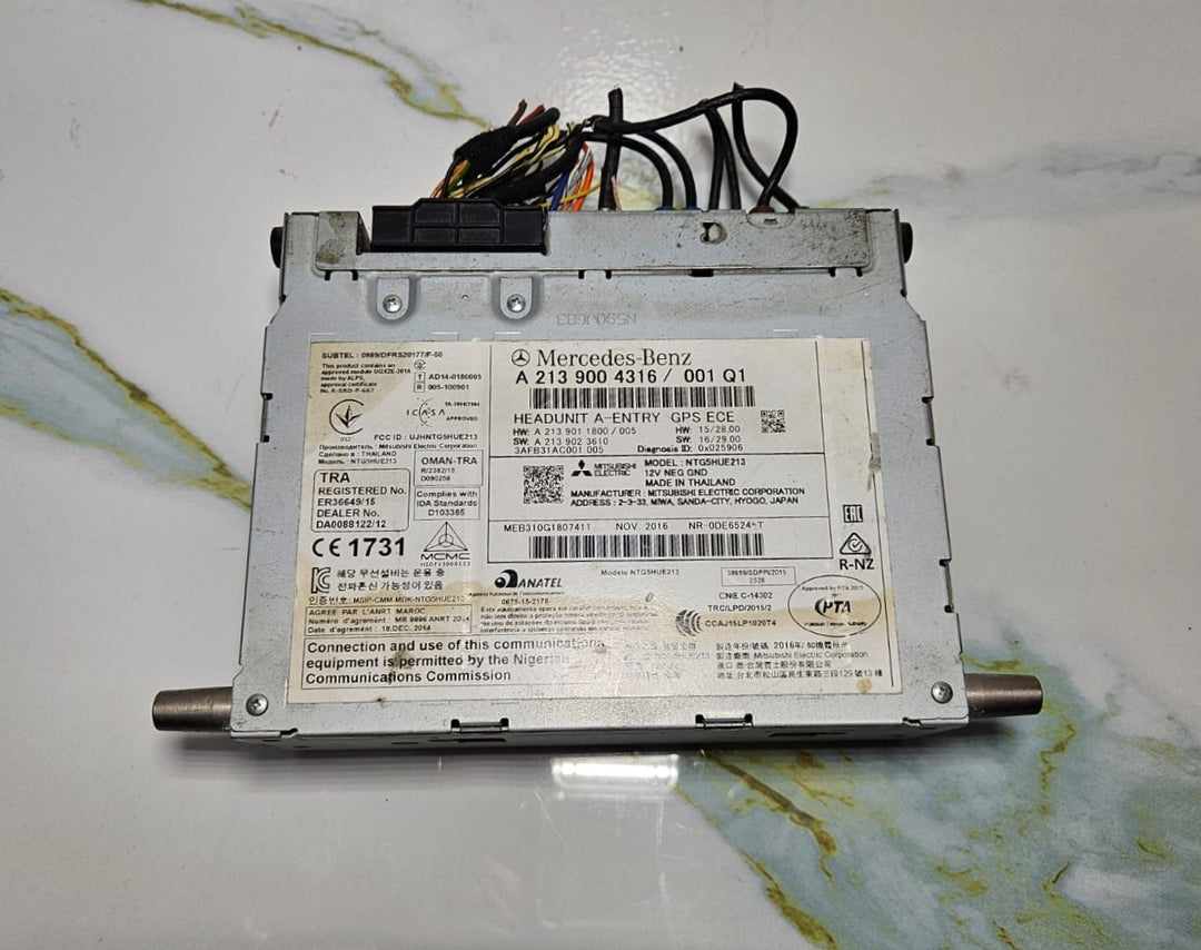 Mercedes W213 E-Class Radio Audio Head Unit Multimedia CD Player A213 9004316