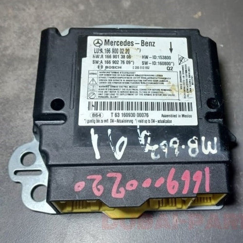2013-2016 Mercedes-Benz W166 ML350 GL450 GLE Air SRS bag Control Module A166 9000220 OEM
