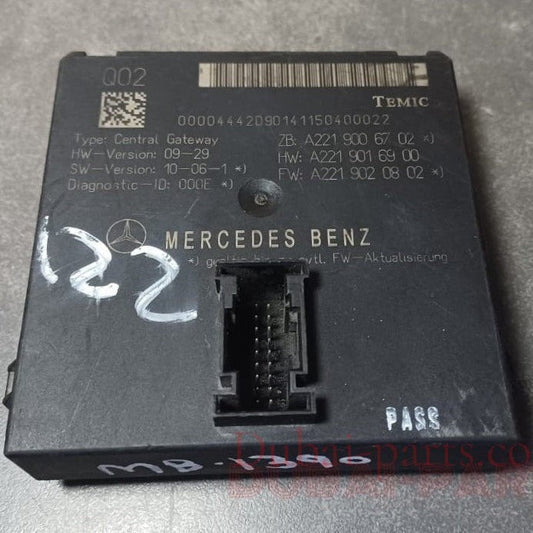 07-13 Mercedes W221 S550 S63 Zentral-Gateway-Steuergerät A221 9006702 OEM