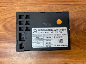 Mercedes-Benz Central Gateway Control Unit Module A2115403145 E-Class W211 W203 OEM