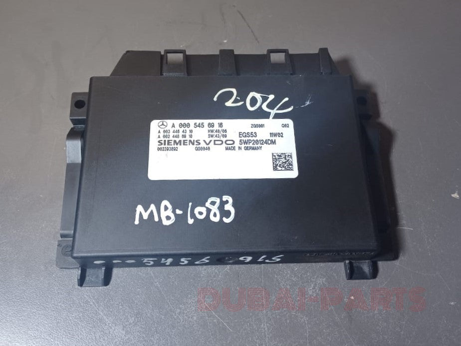 08-12 MERCEDES W204 C-CLASS TRANSMISION CONTROL GEAR BOX MODULE A000 5456916 OEM