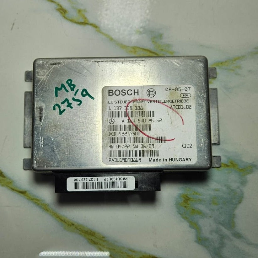06-12 Mercedes W164 ML350 GL320 Transfer Case Control Module A164 5408662 OEM