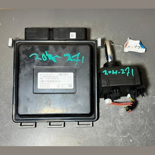 2010-2014 Mercedes-Benz W204 CGI ECU Engine Computer Ignition Key Set A271 1500391 OEM