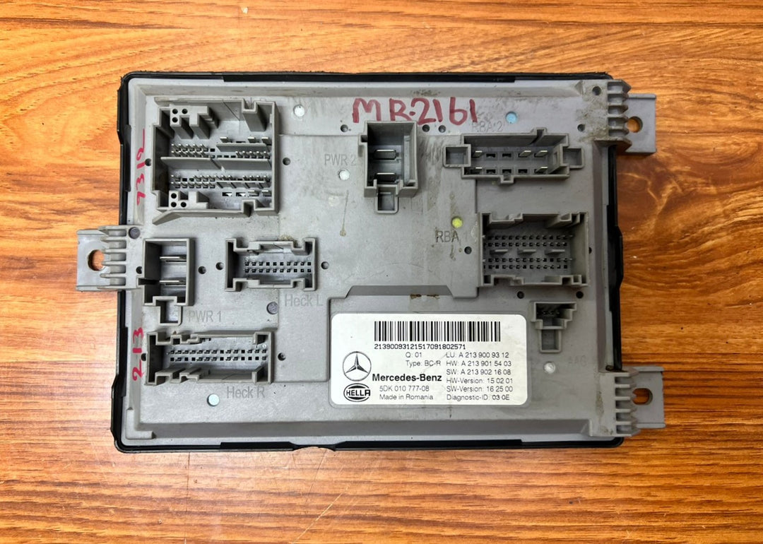 Mercedes-Benz E350 SAM Control Unit A2139009312 E-Class W213 OEM