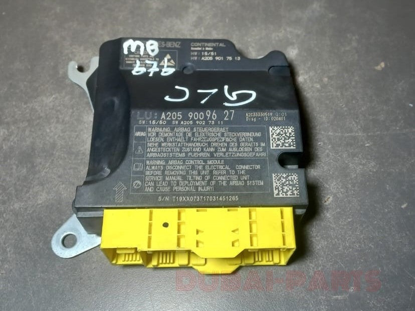 2014-2020 Mercedes-Benz C-Class W205 Air SRS bag Control Module A205 9009627 OEM