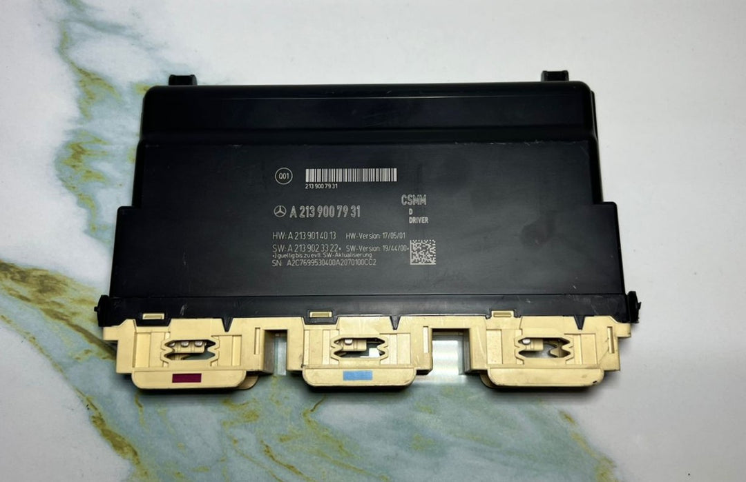 17-21 Mercedes-Benz W213 E-Class Driver Seat Control Module A213 9007931 OEM