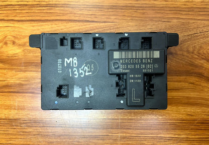 2003-2005 Mercedes-Benz C240 Front Left Door Control Module A2038205526 W203 C-Class OEM