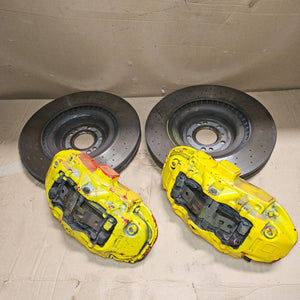 13-16 Mercedes W166 AMG ML63 GL63 Front Left & Right AMG Brake Calipers \Discs