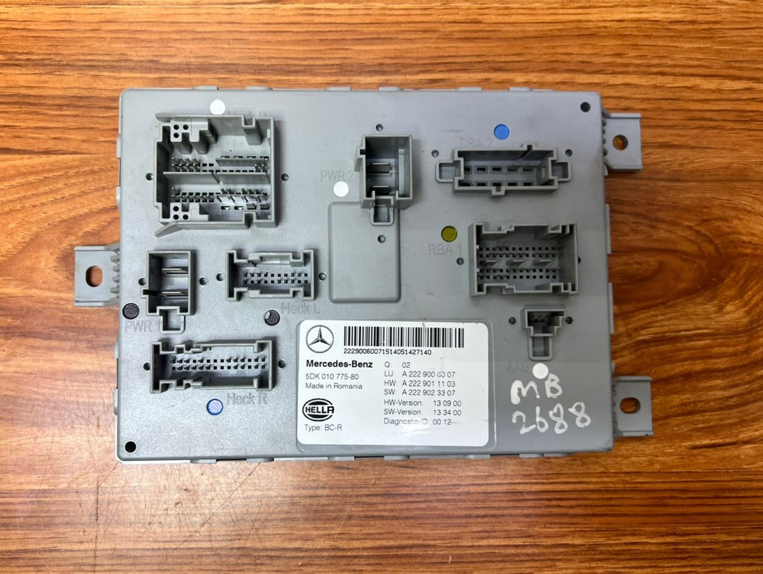 Mercedes-Benz C-Class SAM Body Control Module A2229006007 W205 W222 S-Class OEM