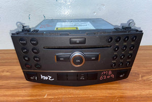 Mercedes-Benz Head Unit CD Player A2049069701 C-Class W204 OEM Radio Audio