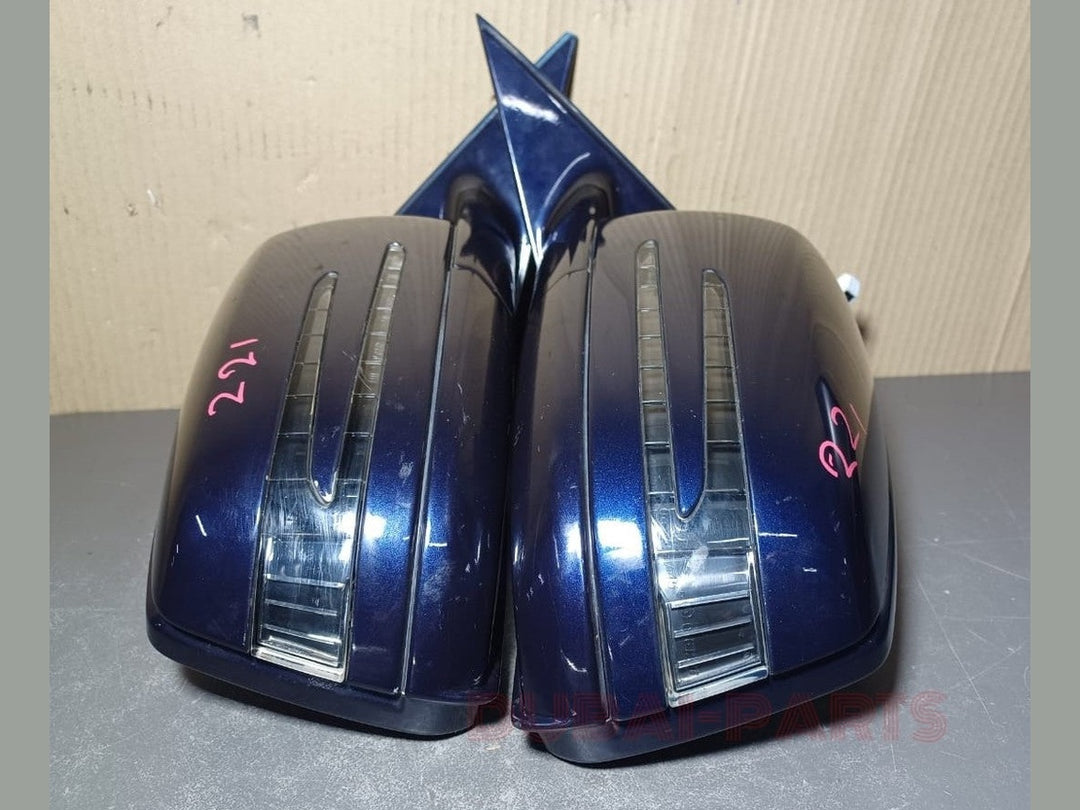 2007-2009 Mercedes-Benz S-Class W221 S550 Right \ Left Side Rear View Mirror Set Foldable With Signal Light
