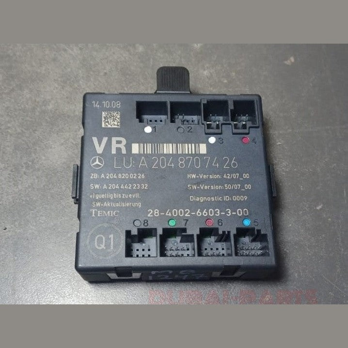 08-15 Mercedes W204 C-Class Front Right Door Control Module A204 8707426 OEM